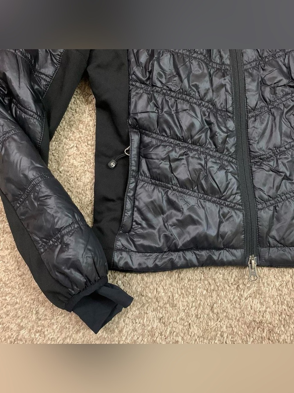 Harley Davidson Womens XS Black Quilted Puffer Jacket Logo Insulated Riding Gear - Picture 4 of 11
